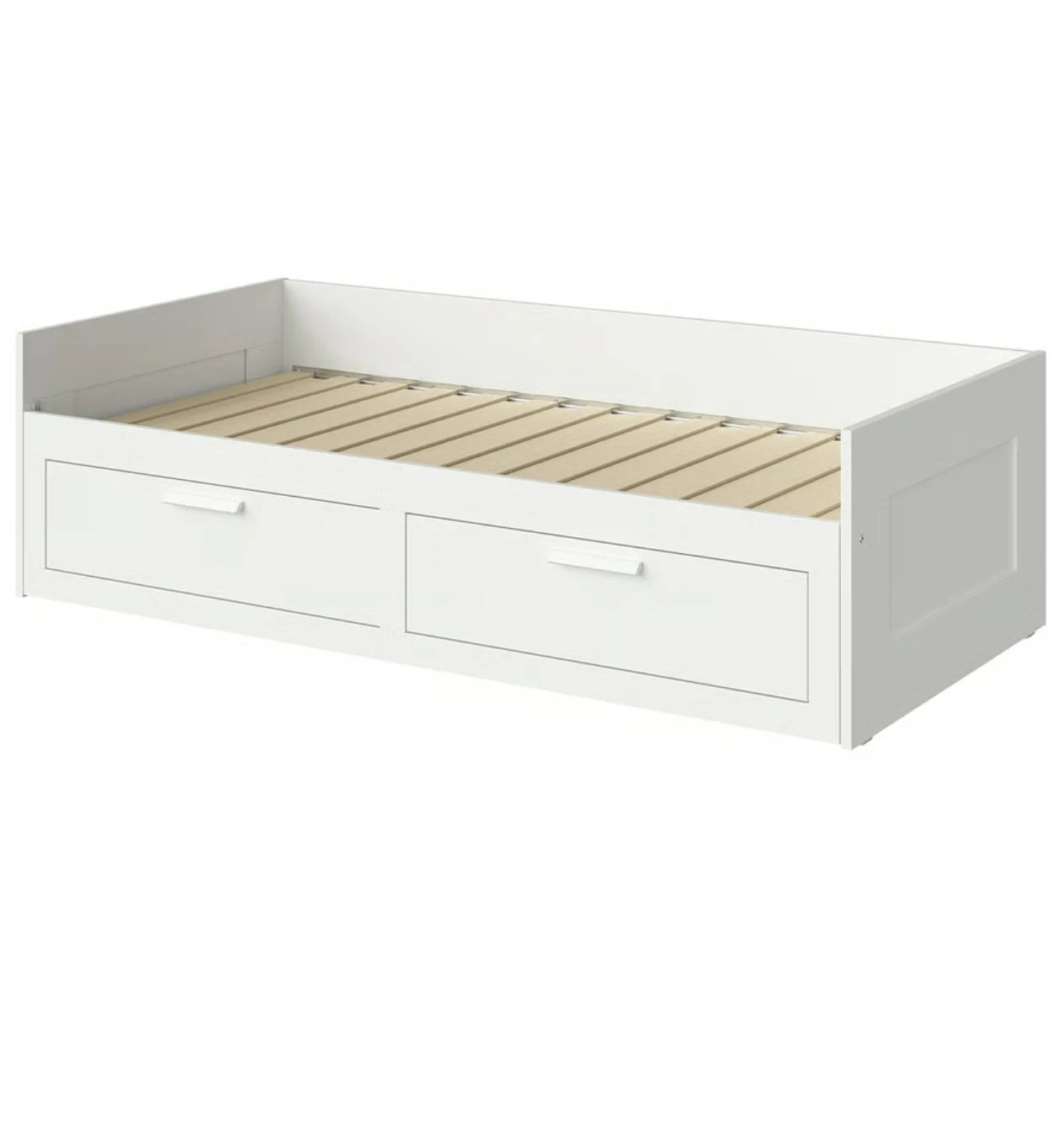 White Daybed with Two Drawers