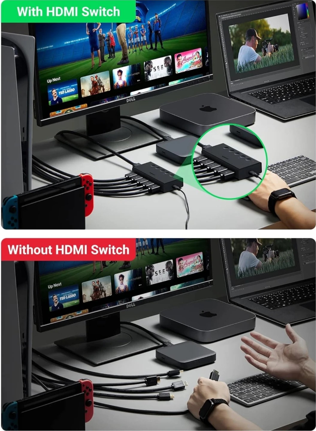 New. UGREEN 5 In 1 Out HDMI Switch - photo 5