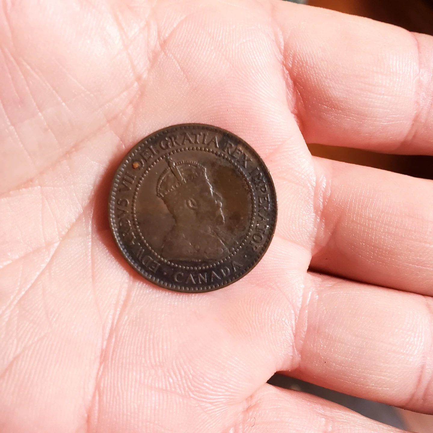 1902 Canada One Cent Coin - photo 2