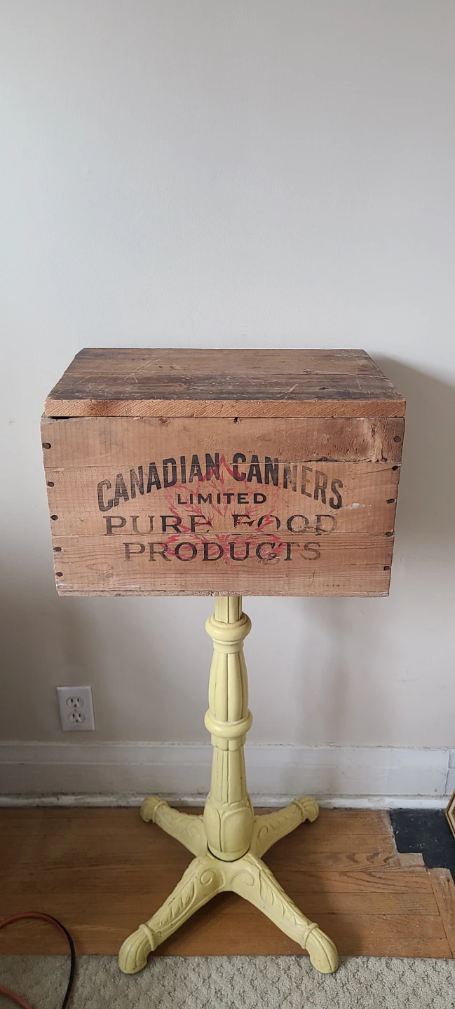 Antique Wooden Crate / Box - Canadian Canners