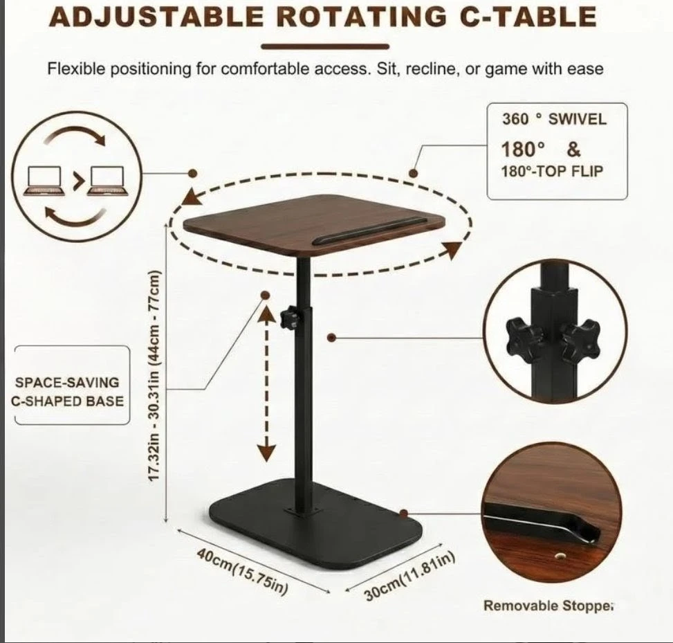 Adjustable Rotating C-Table - photo 2