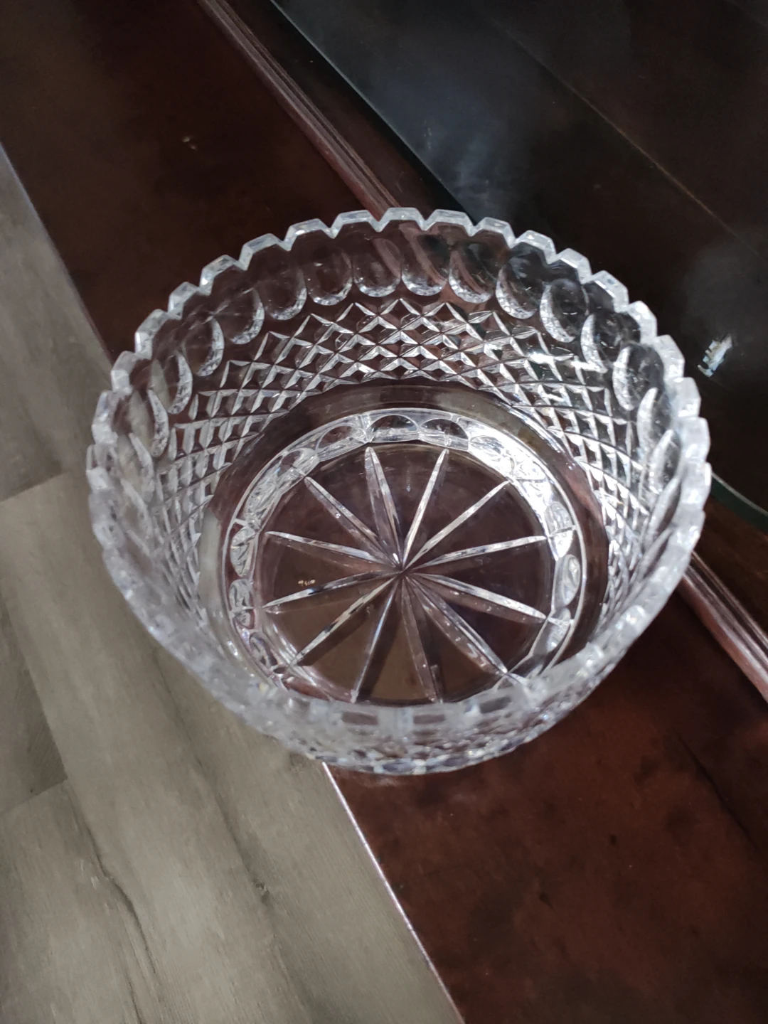Crystal Cut Glass Bowl - photo 2