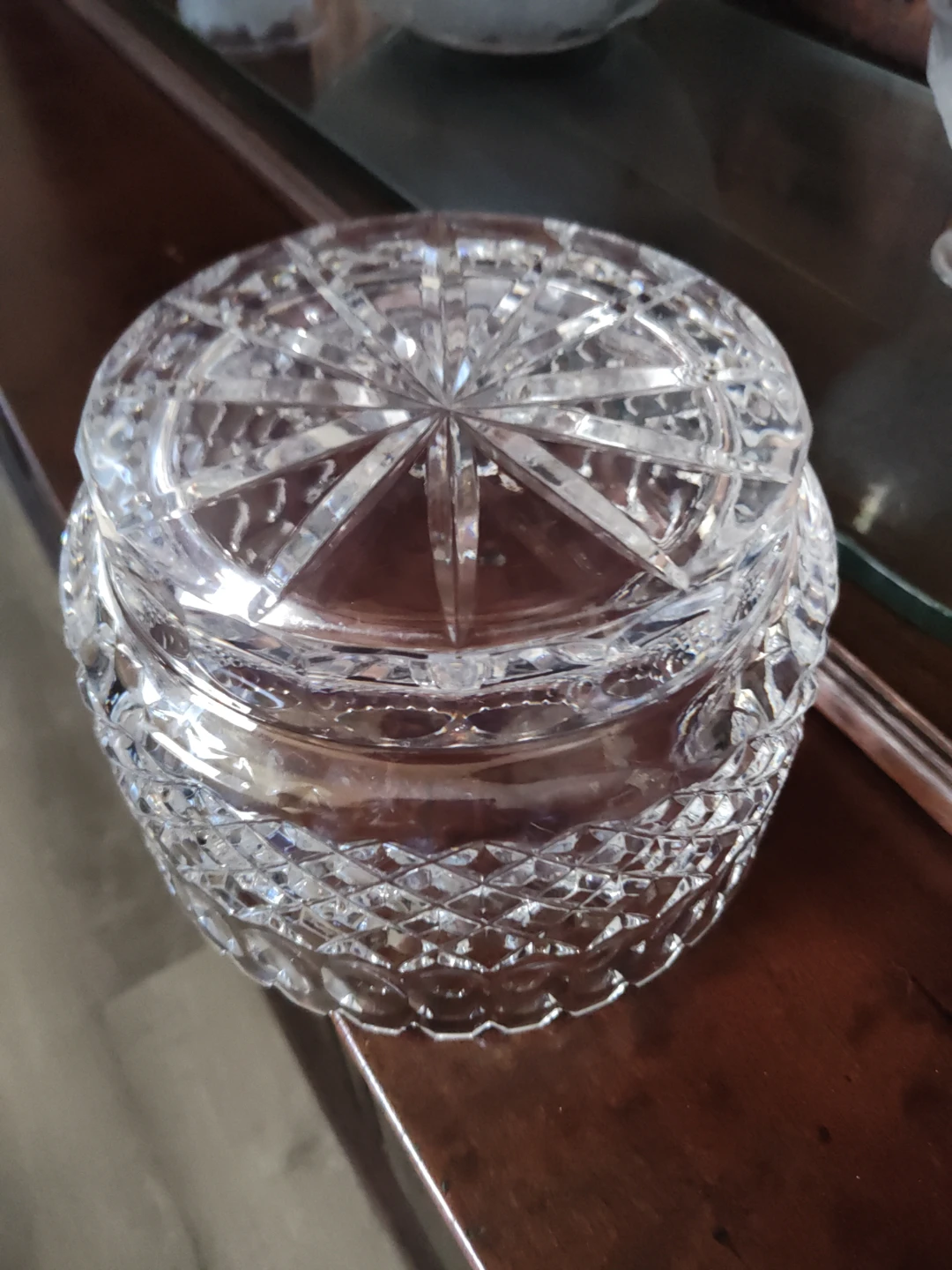 Crystal Cut Glass Bowl - photo 3