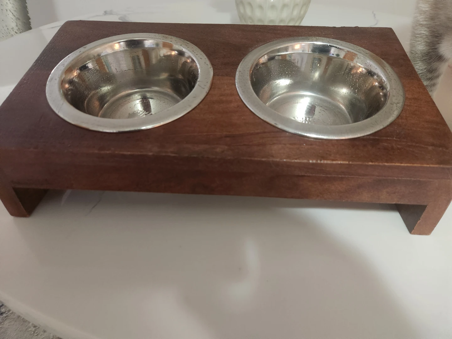 Wooden Raised Dog Bowls