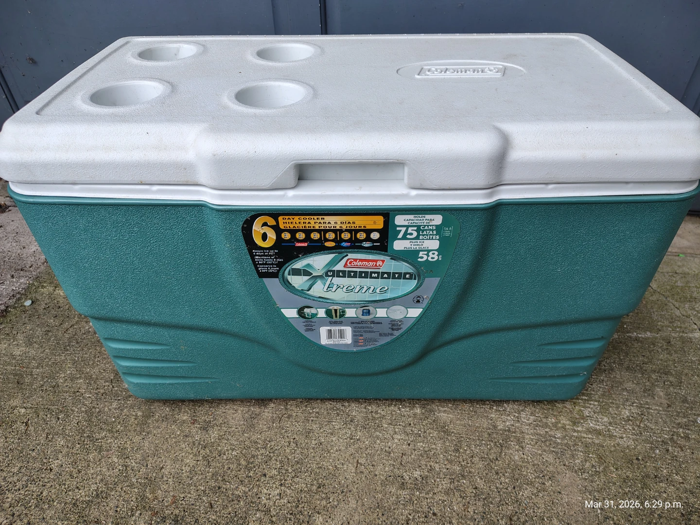 Coleman  Coleman Ultimate Extreme 6 Day Cooler  with Drain.