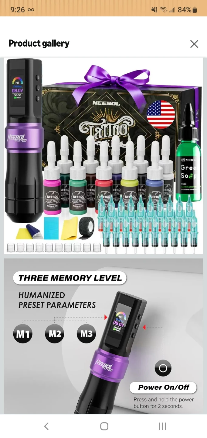 NEEBOL Tattoo Pen Kit