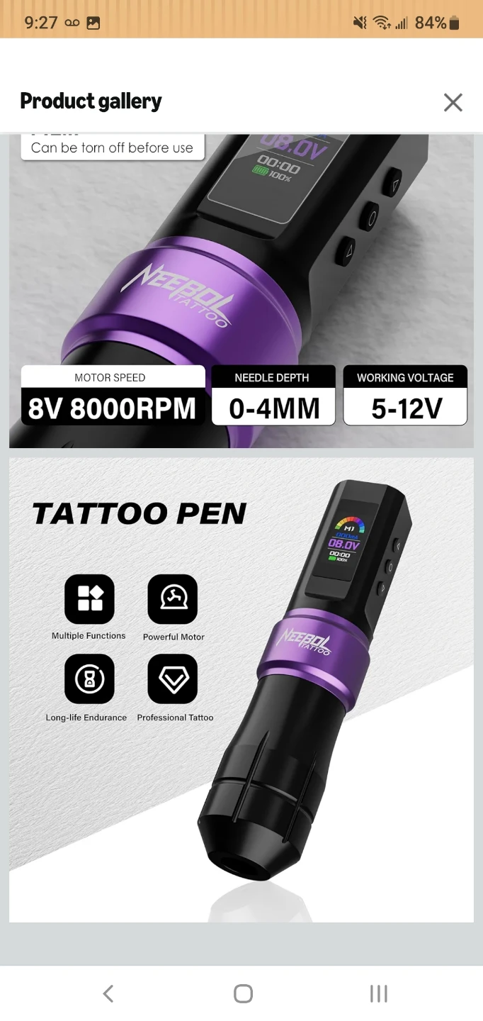 NEEBOL Tattoo Pen Kit - photo 4