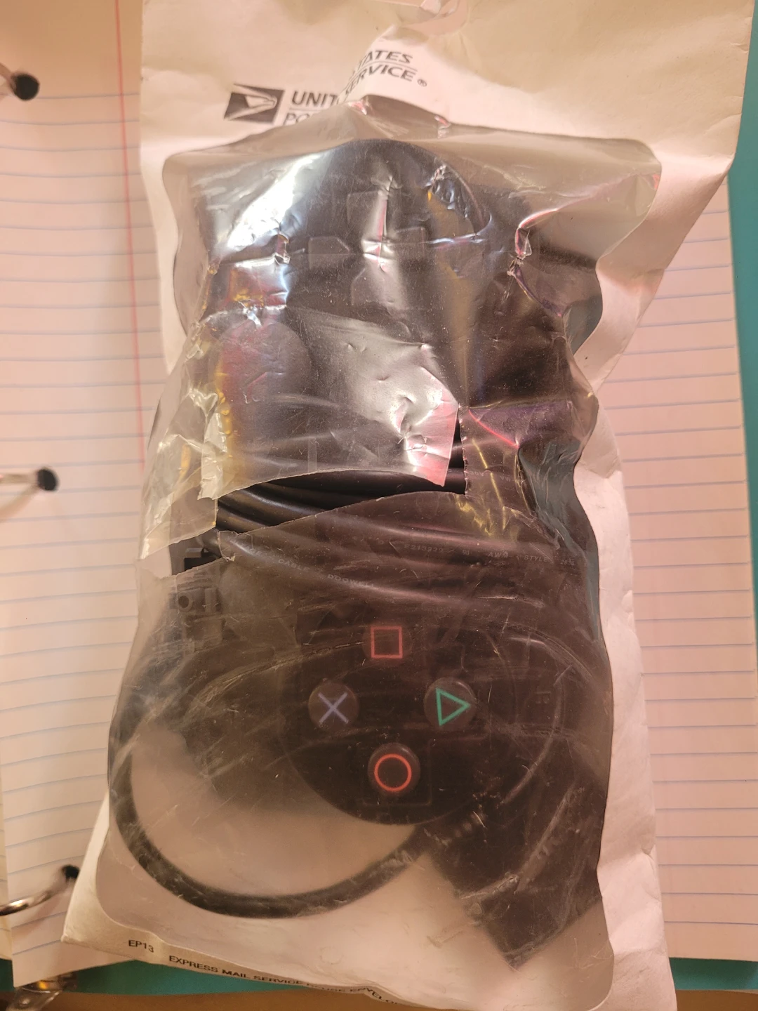 (For parts)Black PlayStation Dualshock 3 Controller