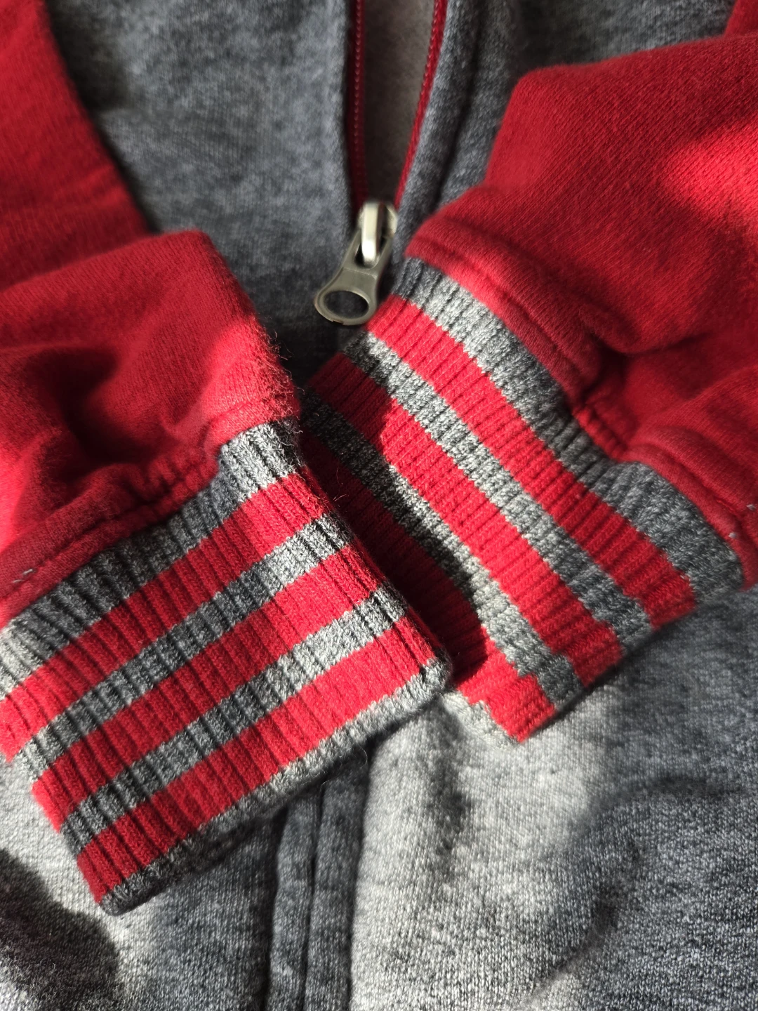 Adidas Toronto FC Hoodie Jacket Grey Red Medium5/6 Kids - photo 4