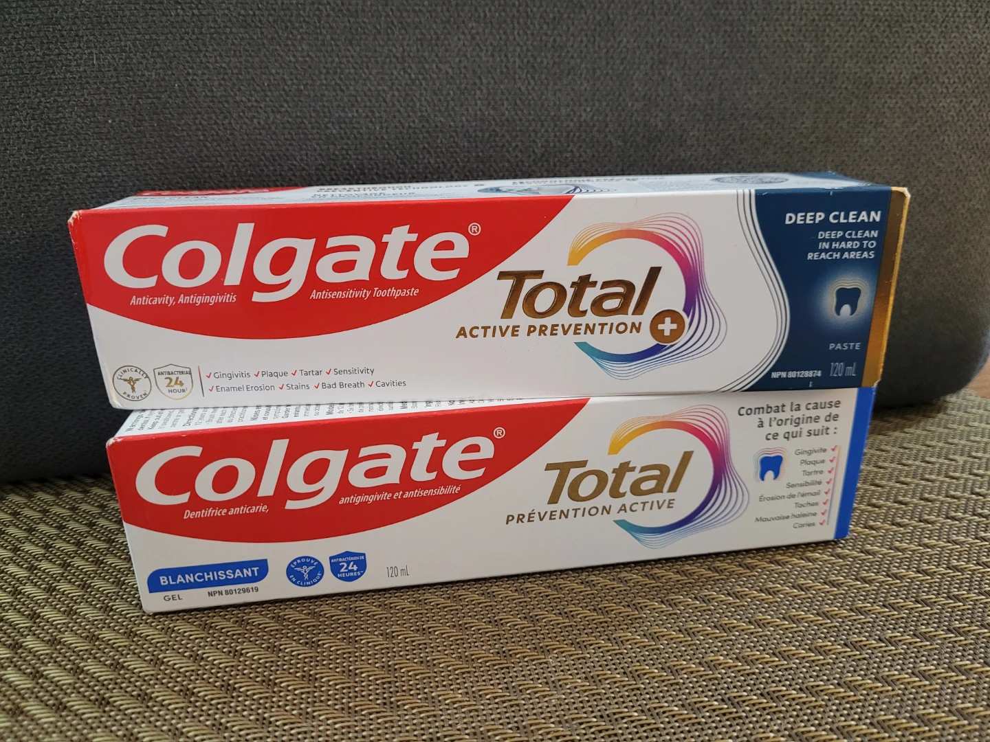 Colgate Total Active Prevention Toothpaste (2 Pack)