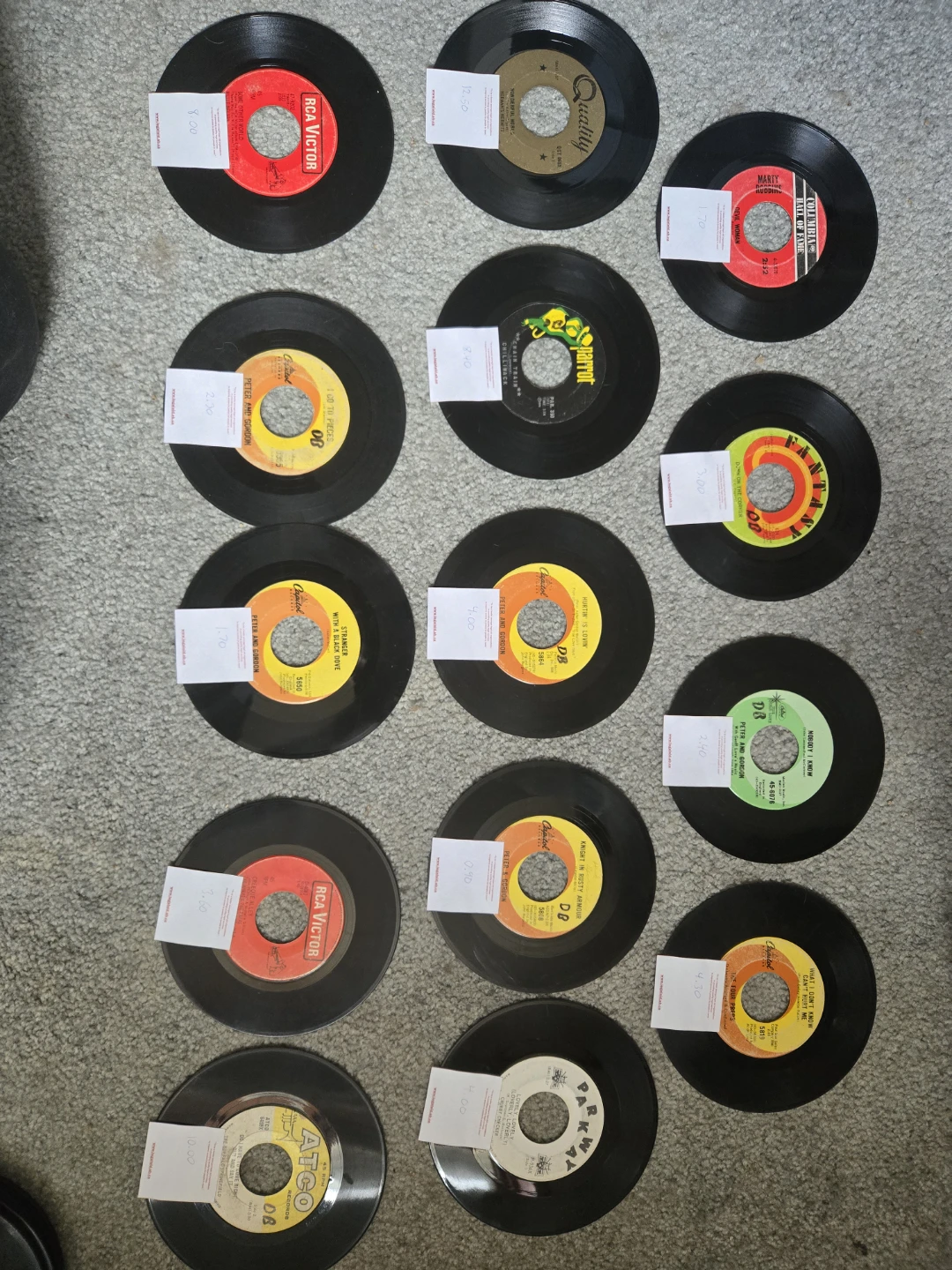 Collection of 7-inch Vinyl Records