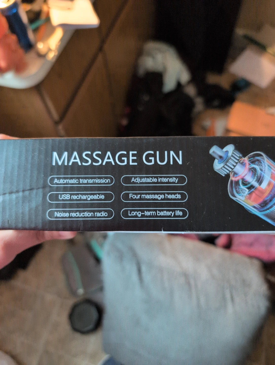 Massage Gun with 4 Specialty Heads, USB Rechargeable - photo 2