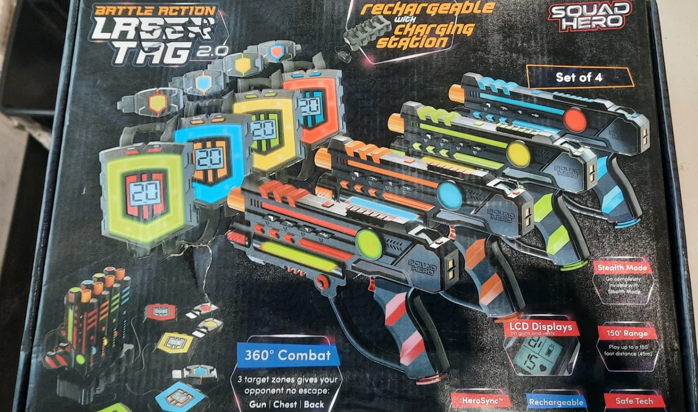 Squad Hero Battle Action Laser Tag 2.0 Set of 4
