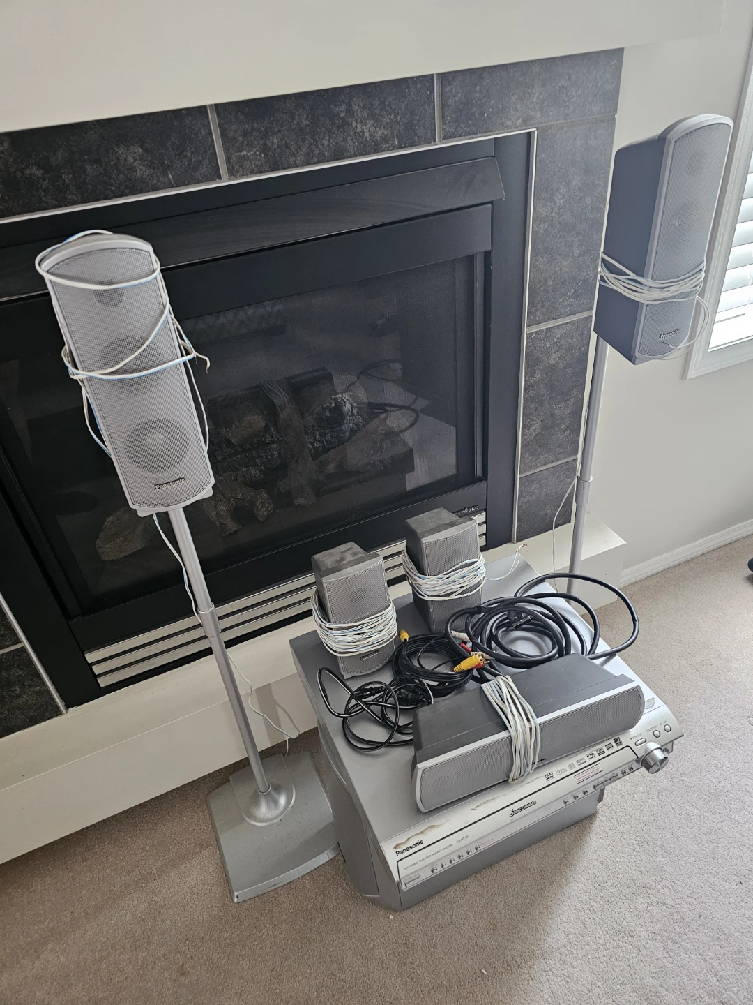 Panasonic Home Theatre System with Speakers