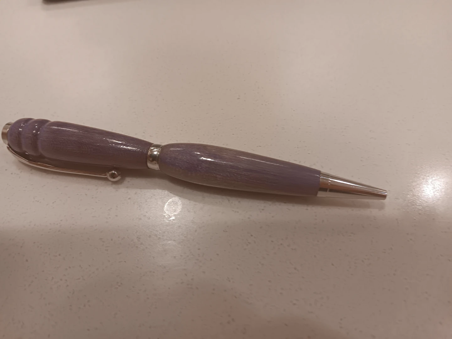 Purpleheart Wood Ballpoint Pen (purple) - photo 2