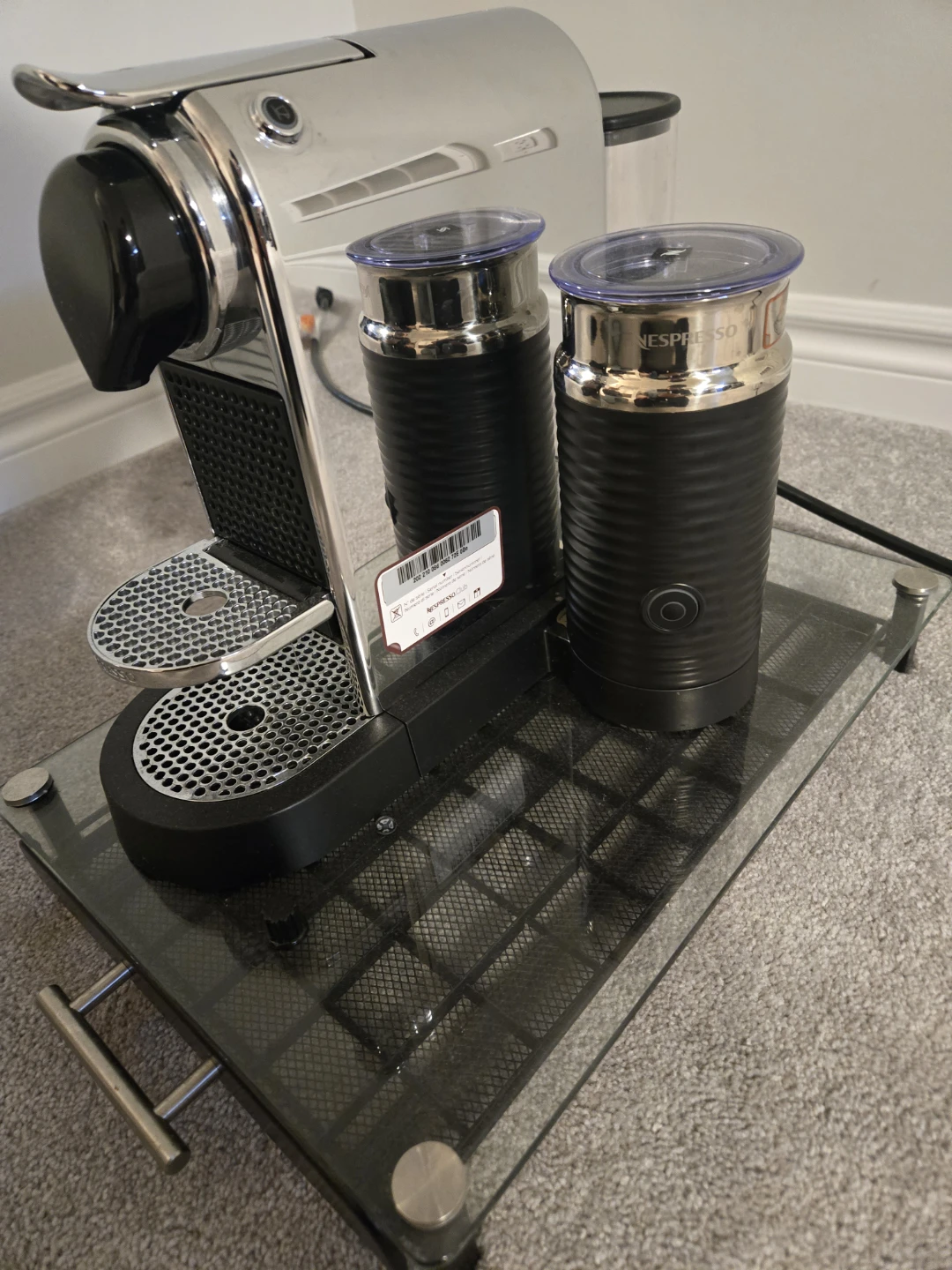 Nespresso CitiZ with Aeroccino milk frother - photo 2