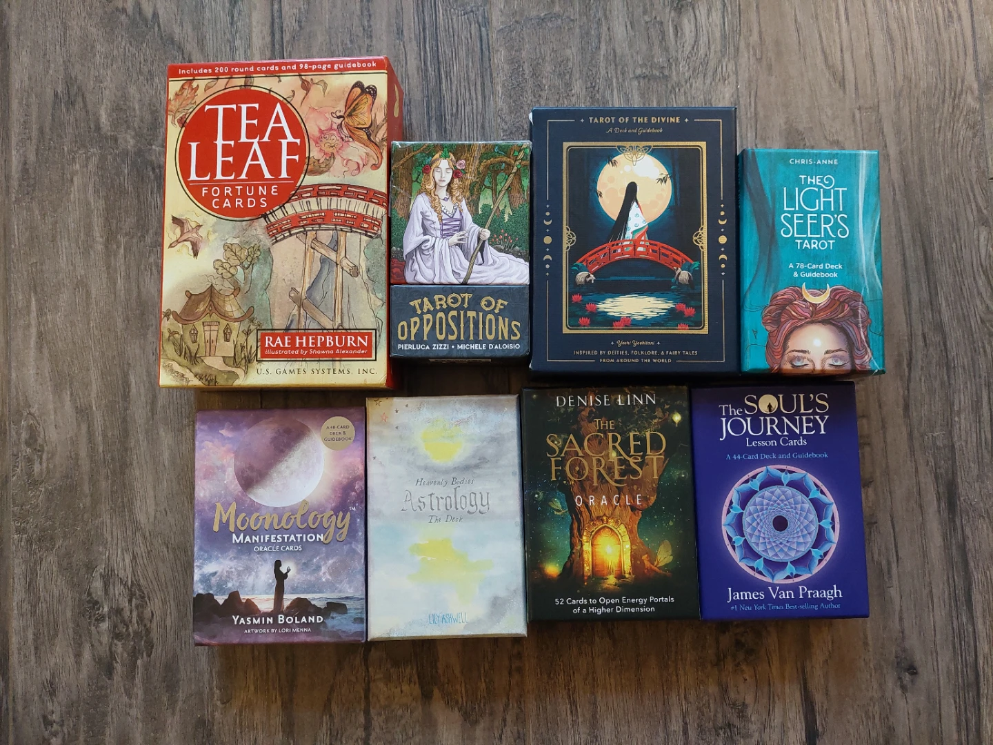Assorted Tarot and Oracle Card Decks