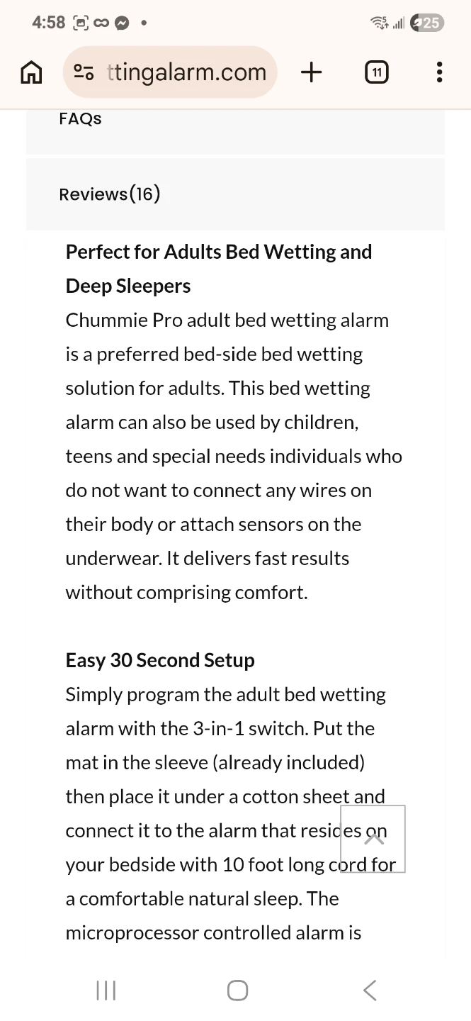 Bed wetting alarm ( Chummie Pro) - photo 3