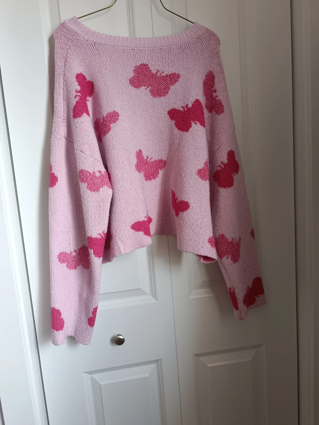 Pink Butterfly Knit Sweater - photo 2