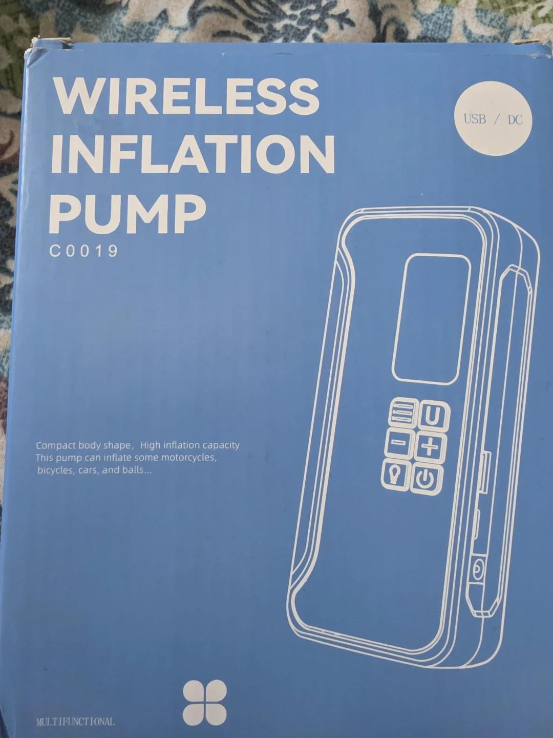 LYLCA Wireless Inflation Pump - Silver