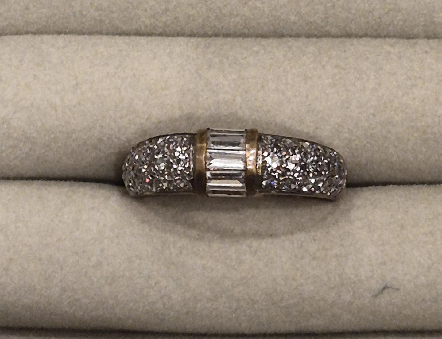 Diamond and Baguette Ring