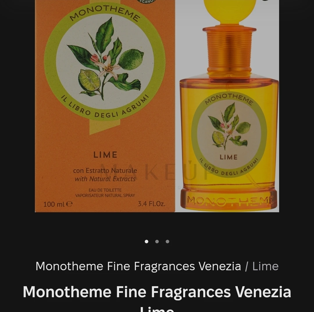 Monotheme Lime Eau de Toilette 100ml - photo 2