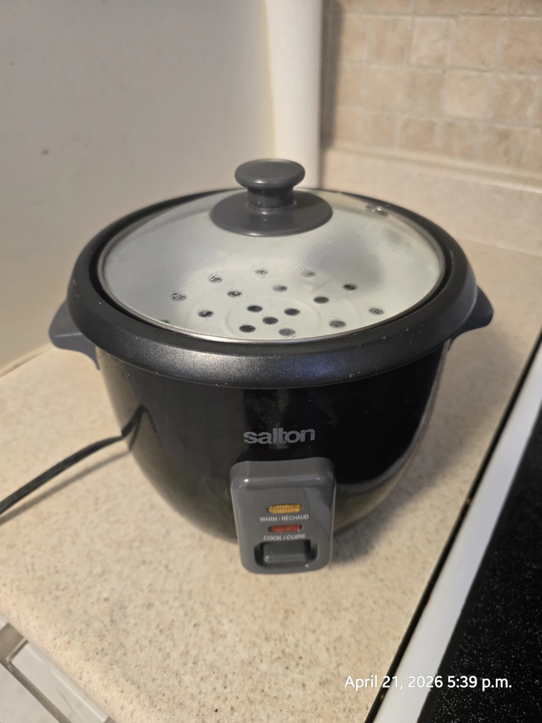 Salton Rice Cooker - photo 2