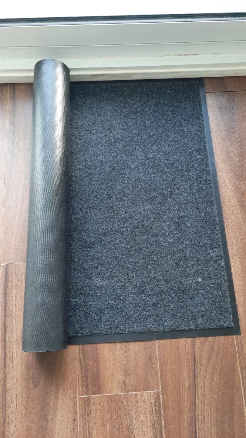 2.5ft * 4ft. Dark Grey Mat vinyl backing
