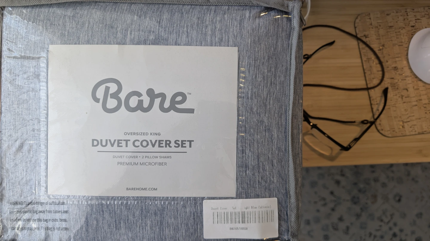Bare Oversized King Duvet Cover Set - photo 3