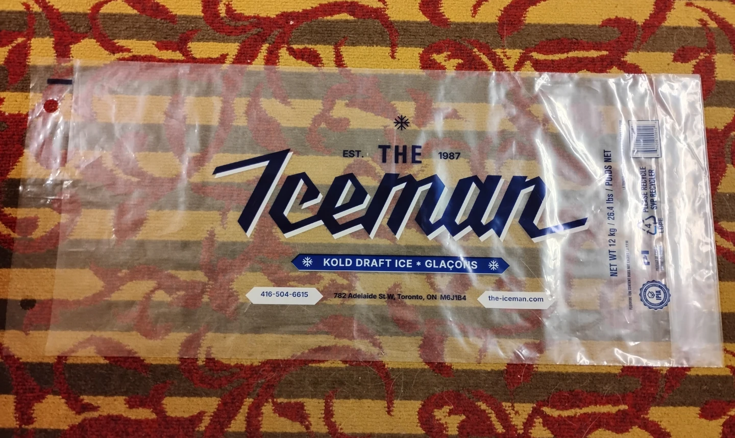 The Iceman Kold Draft Ice Bag & DRAKE Ice block - photo 2