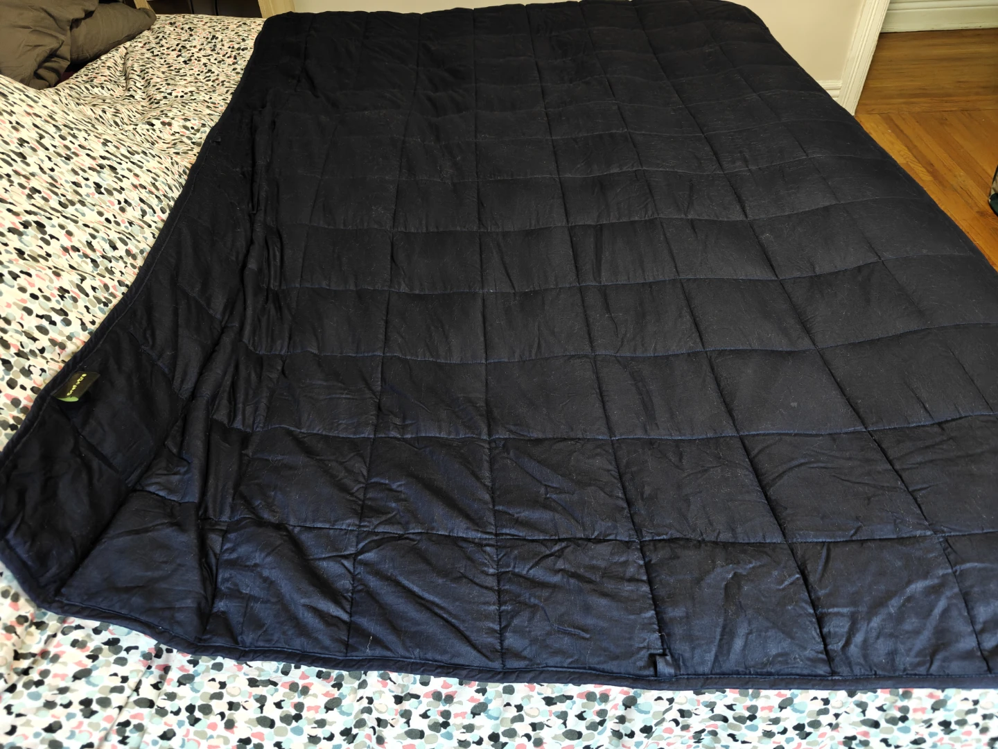 Dark Navy Weighted Blanket - photo 2