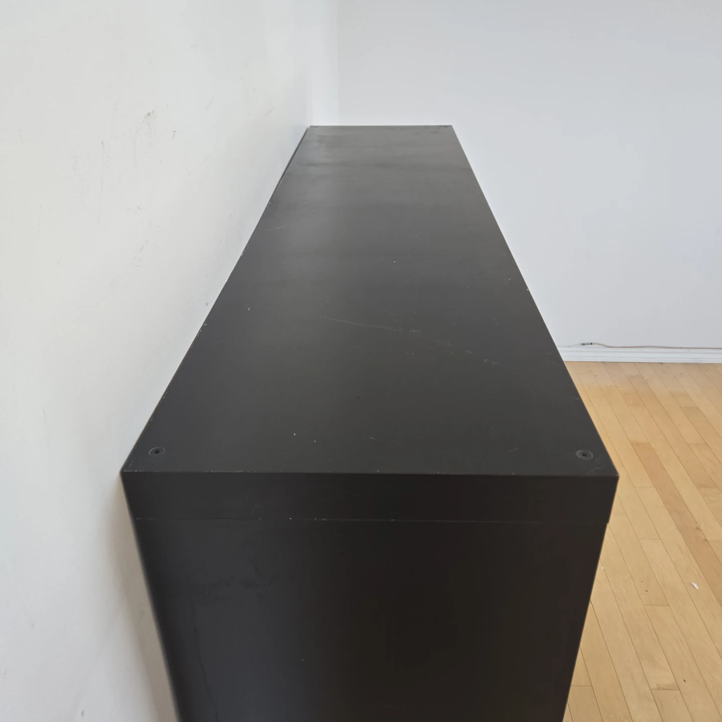 Black 16-Cube Storage Shelf Unit - photo 3