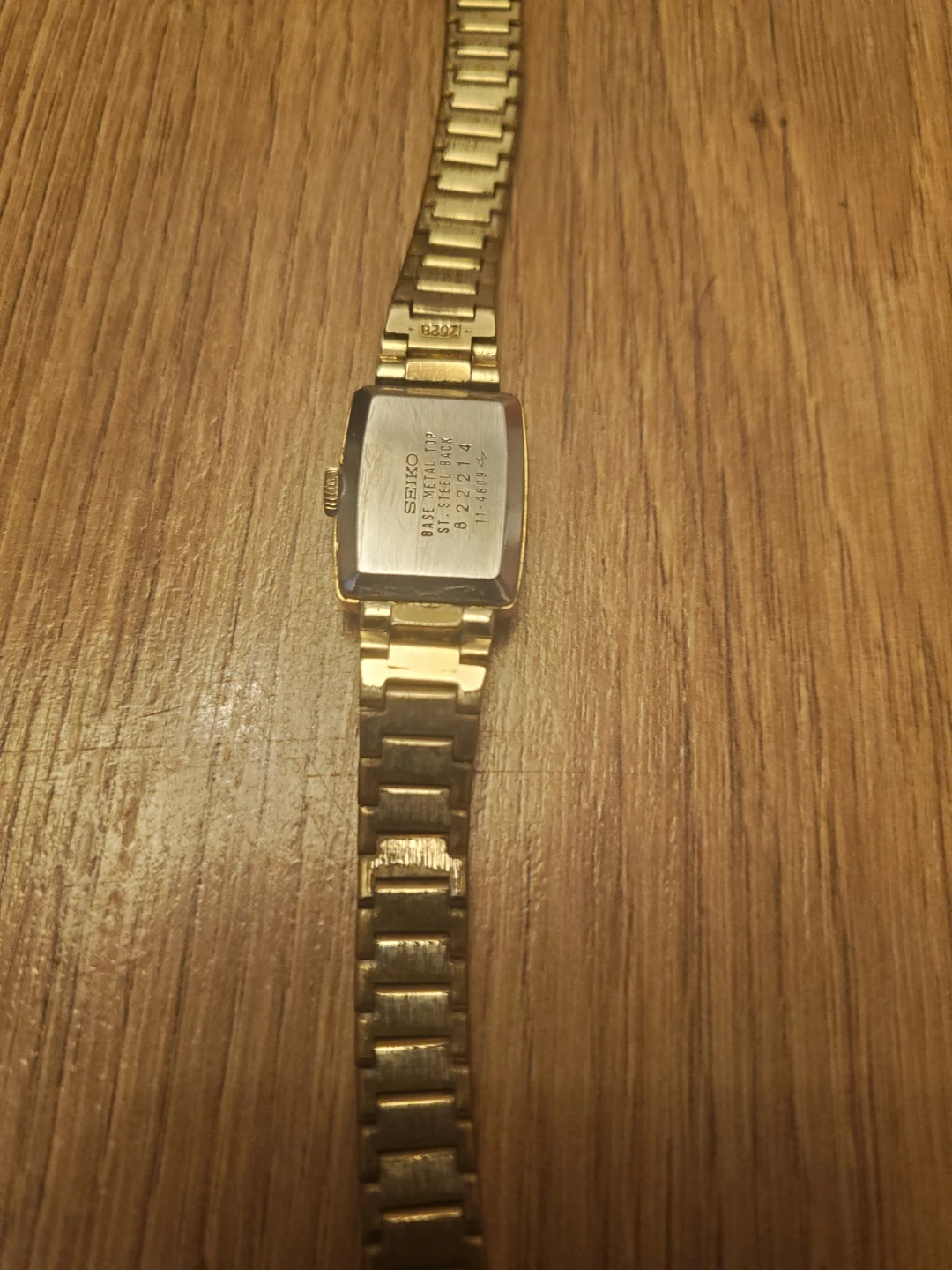 Seiko Women's Gold Tone Square Watch - photo 2