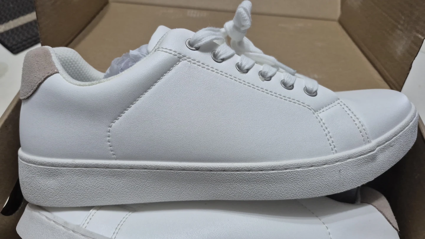 Har Low White Sneakers women size 10" - photo 3