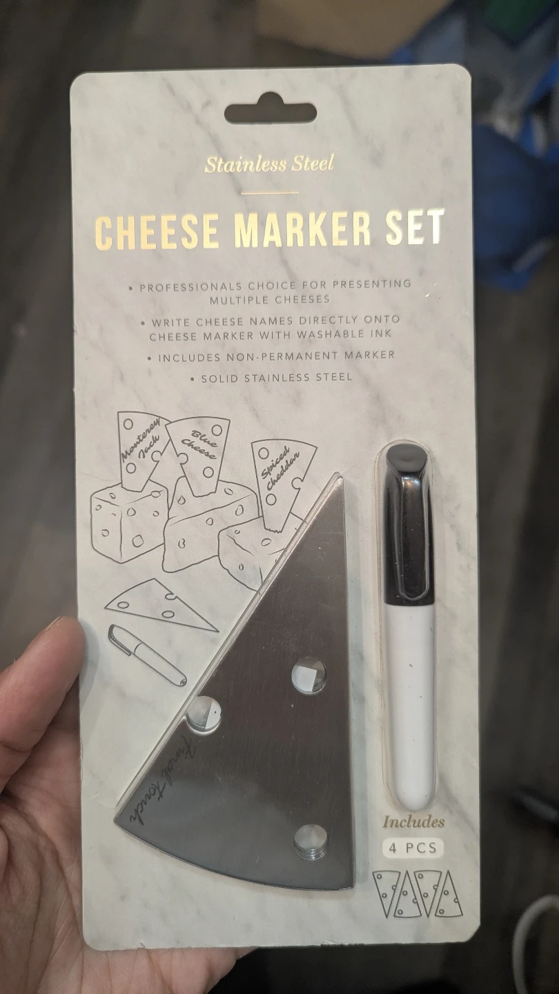 Stainless Steel Cheese Marker Set
