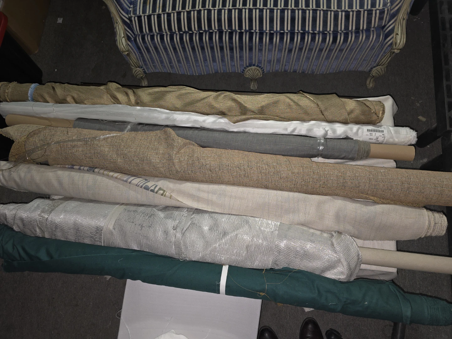 Assorted Fabric Rolls