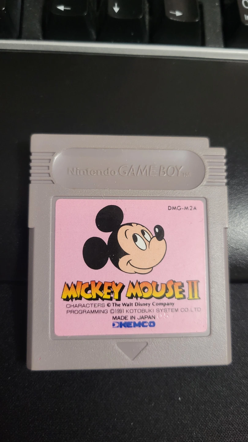Nintendo Game Boy Mickey Mouse II Game Cartridge
