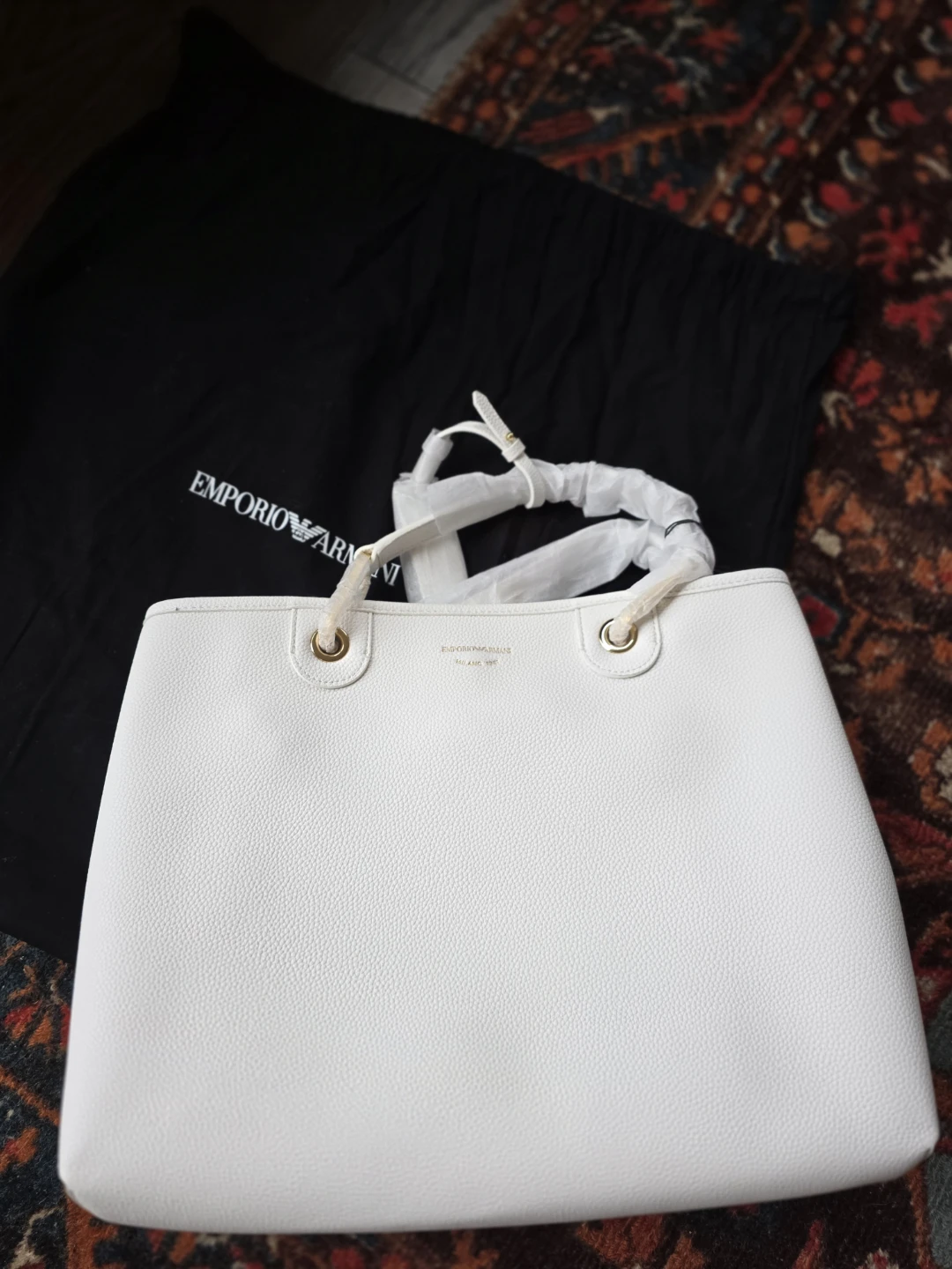 Emporio Armani Deer-print MyEA tote