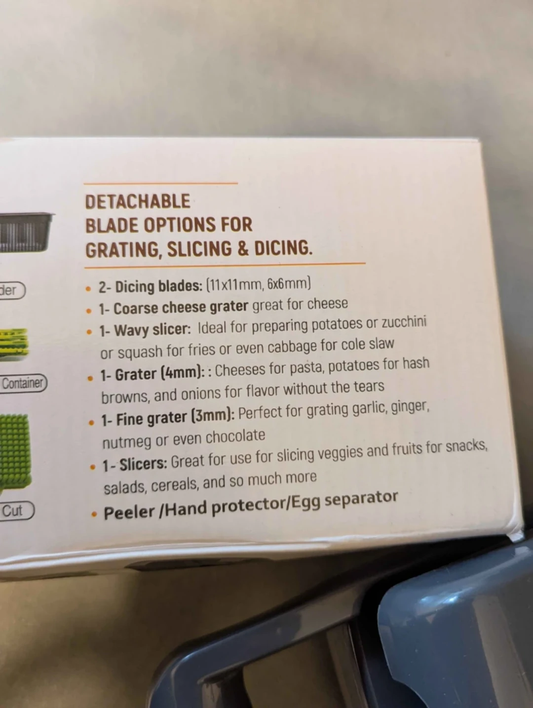 ✨NEW✨ Veggie Slicer & Chopper Multi-Blade Set from Kitchen Ideas - photo 4
