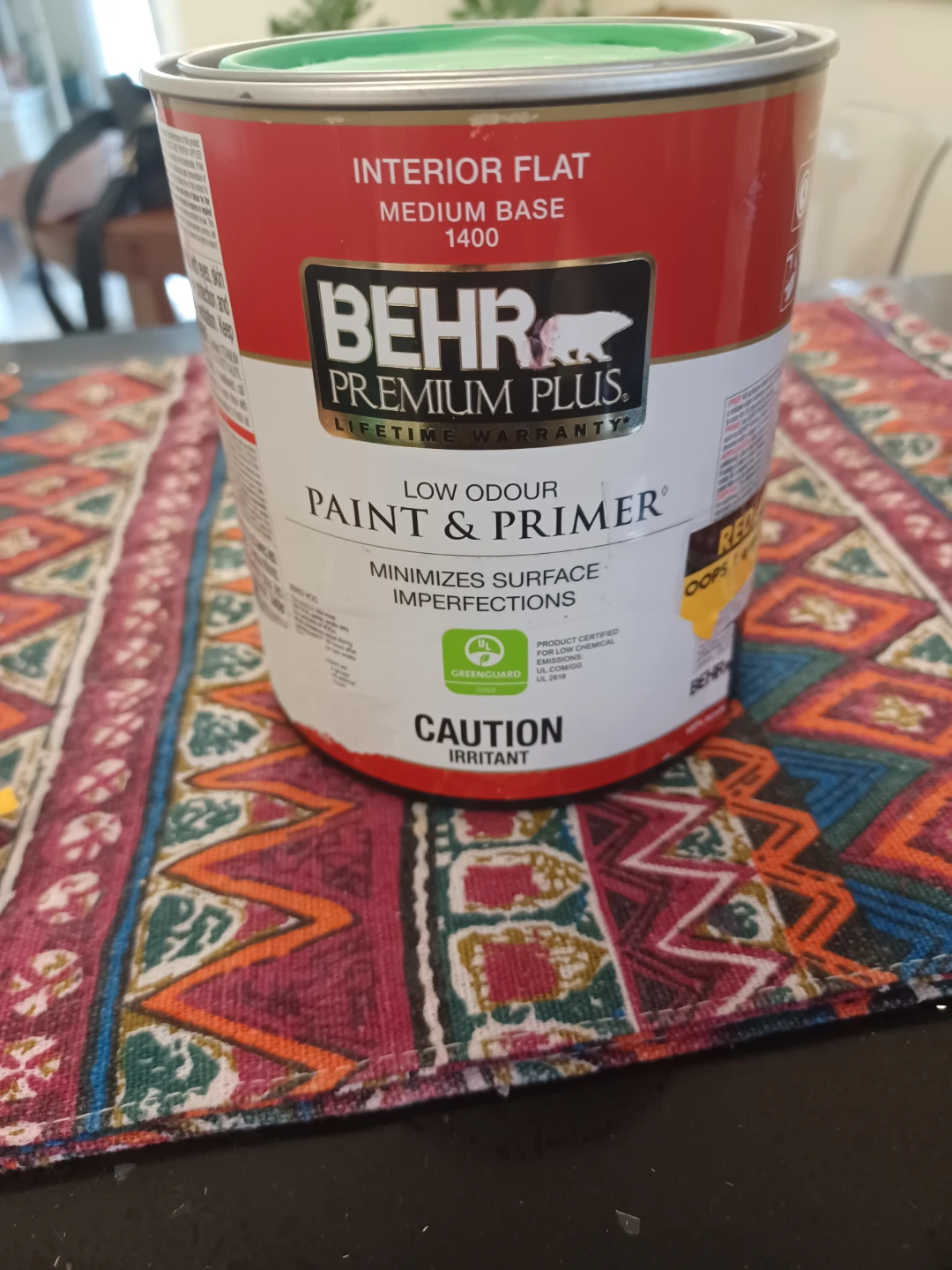 Behr Premium Plus Interior Flat Paint & Primer