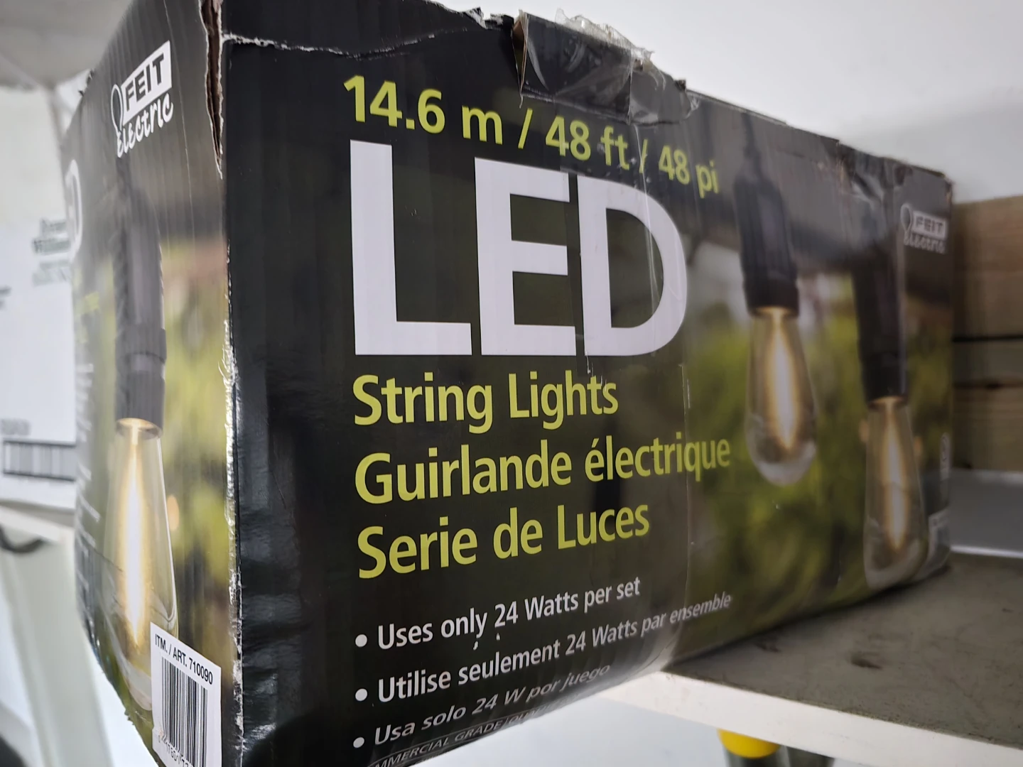 Feit Electric LED String Lights 48 ft