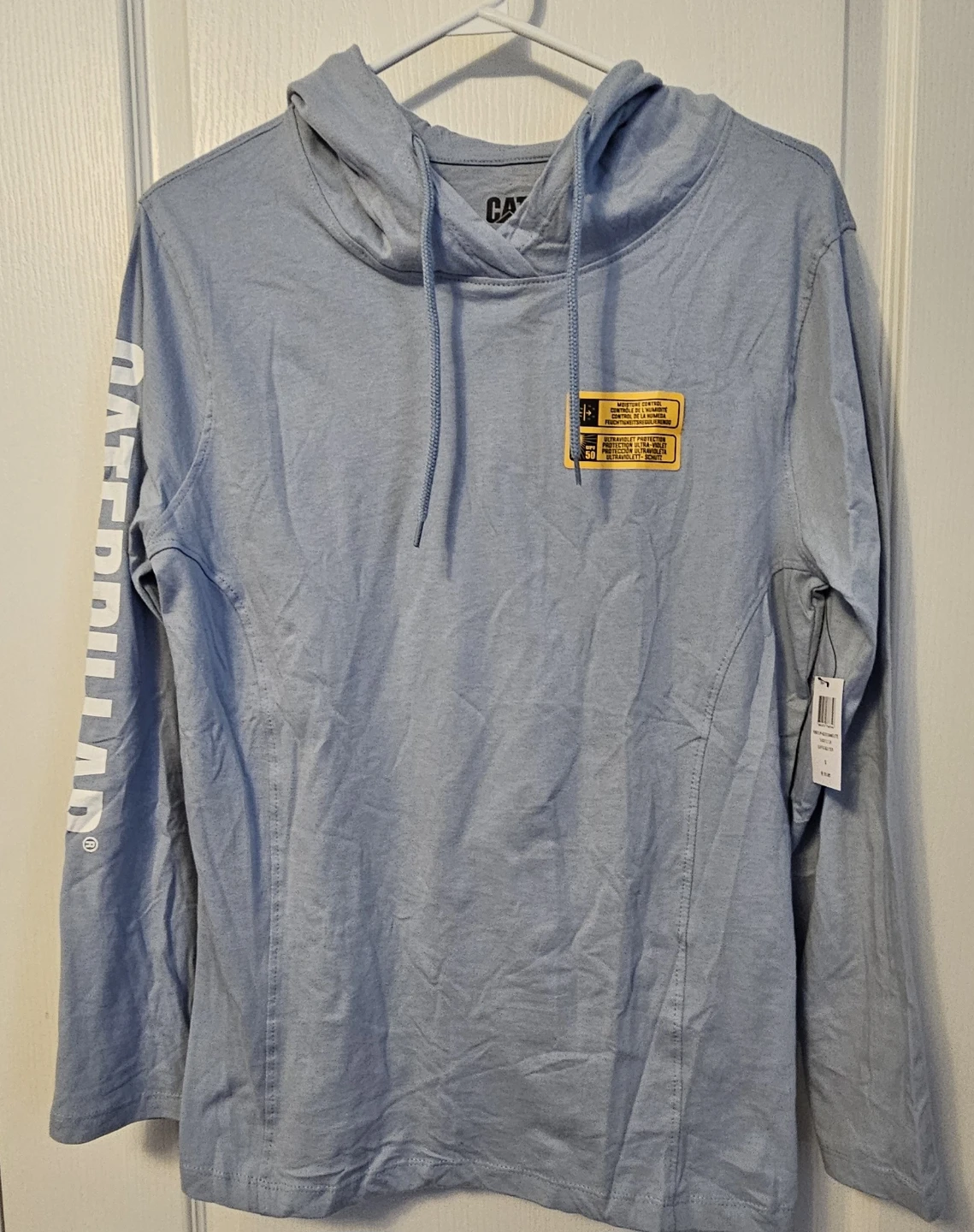 CAT Womens UPF Hooded Banner Tee