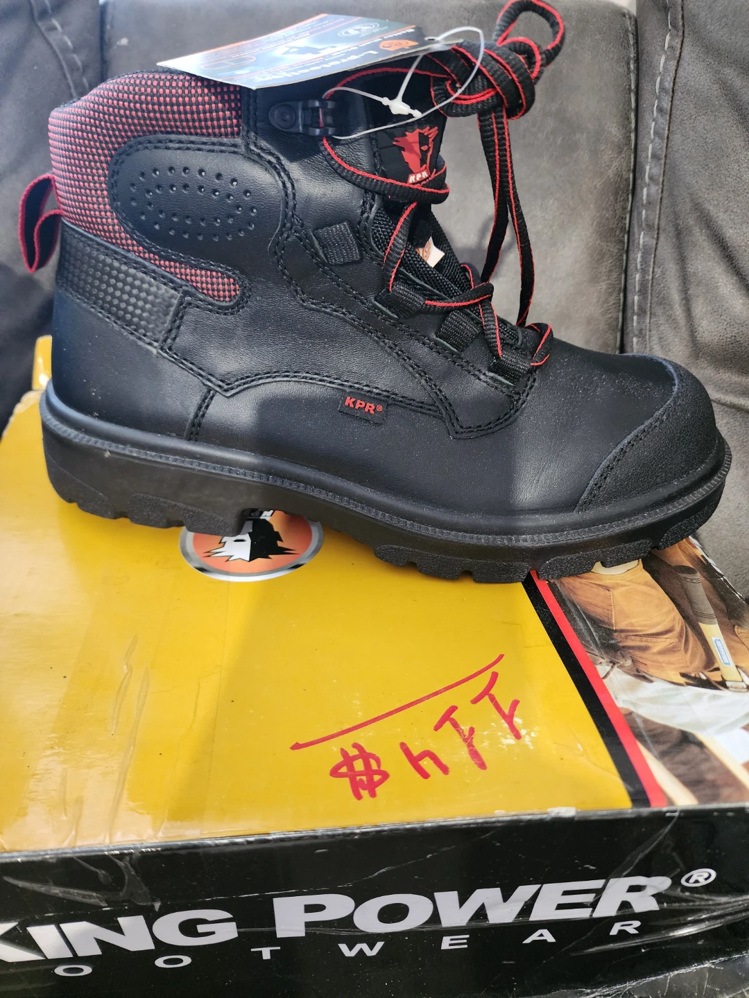 Bottes de sécurité KPR L-protection GVT noires homme taille 7