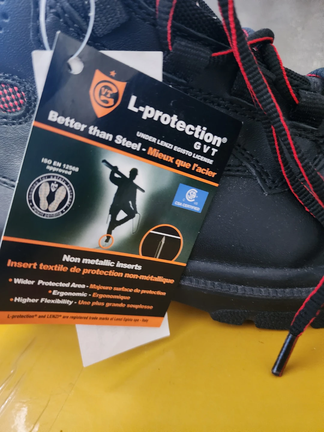 Bottes de sécurité KPR L-protection GVT noires homme taille 7 - photo 3
