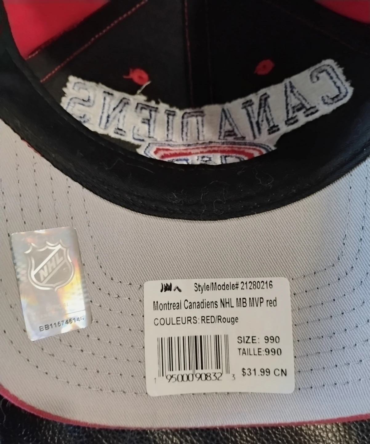 Montreal Canadiens 47 Brand Red Baseball Cap - photo 4