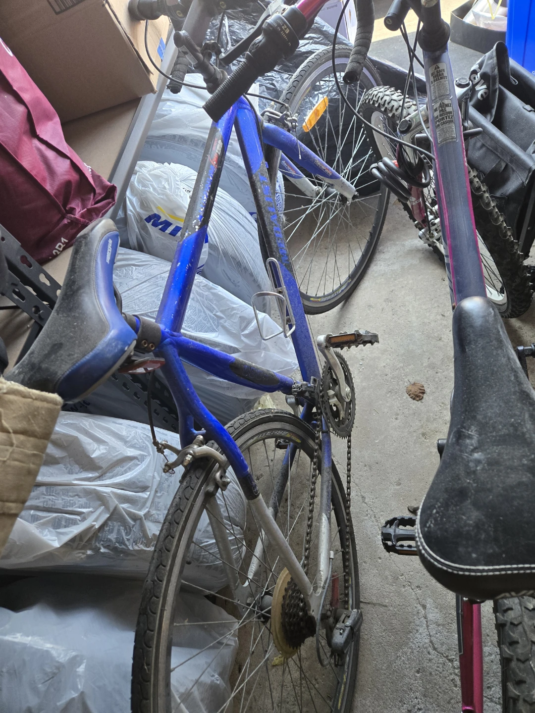 Blue Road Bike