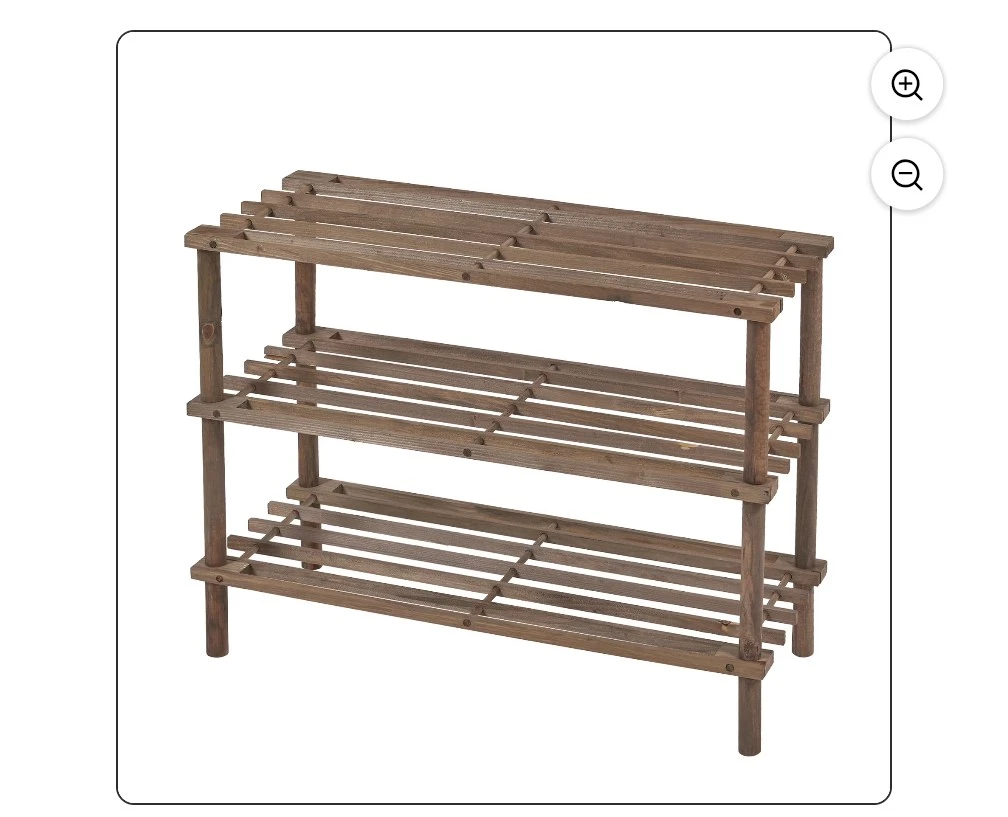 Four 3-Tier Wooden Shoe Rack Organizers - photo 5