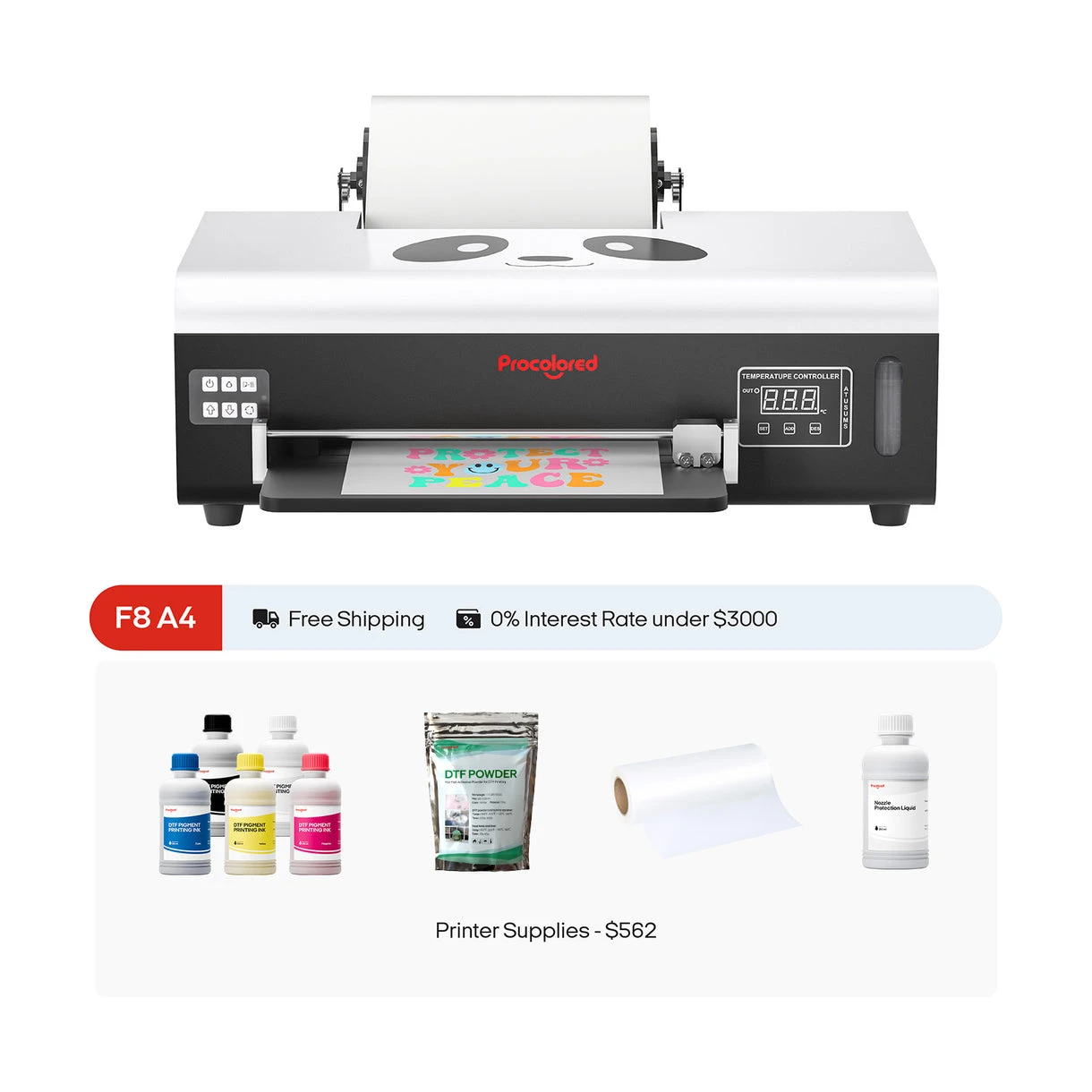 Procolored F8 A4 DTF Printer