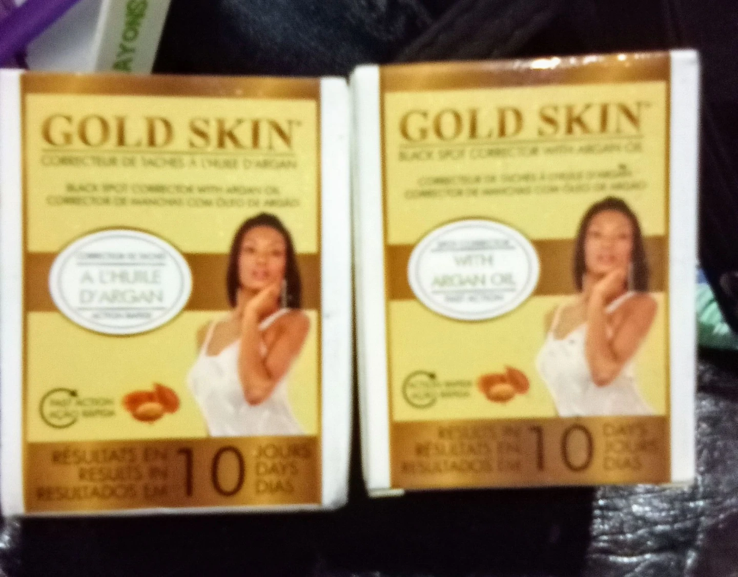 Gold Skin Black Spot Corrector with Argan Oil (2 Boxes)