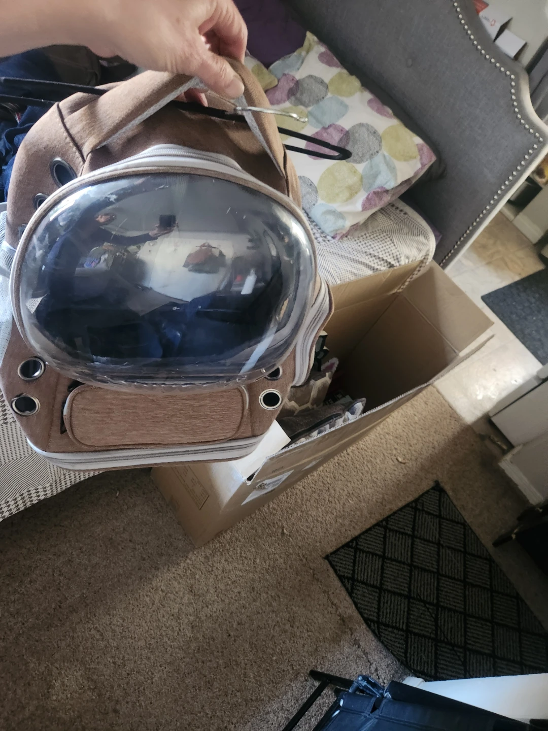 Cat Carrier Backpack with Bubble Window - photo 2